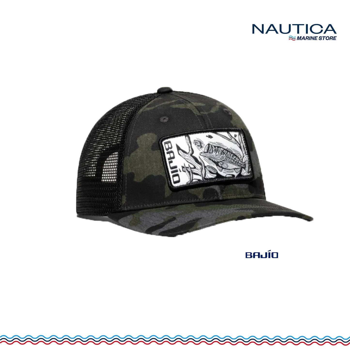 Gorra Bajio Largemouth Patch Trucker