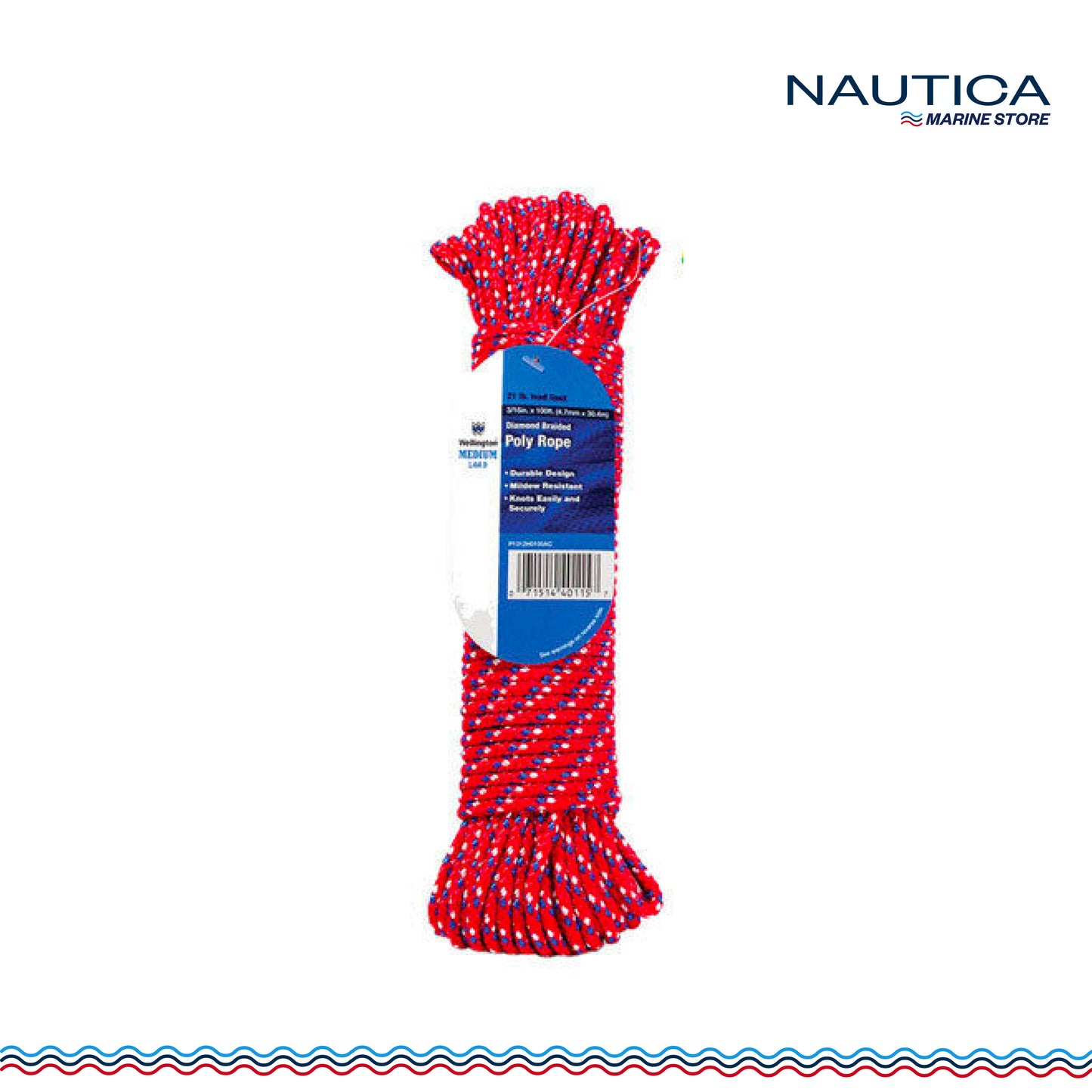 Cabo multipropósito 3/8" de 100 pies