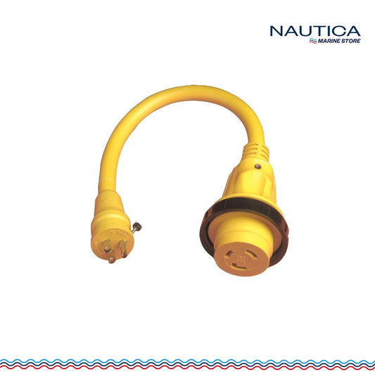 Enchufe adaptador de cable marino hacia muelle